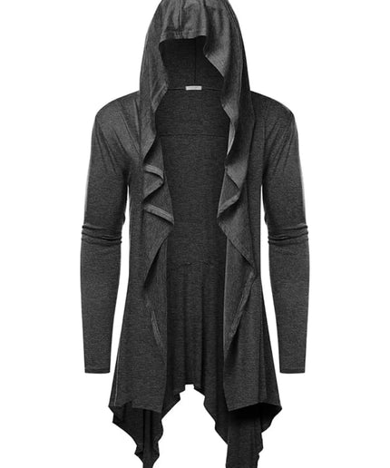 Hooded Gothic Cardigan – Jedi Knight Steampunk Cape Overcoat