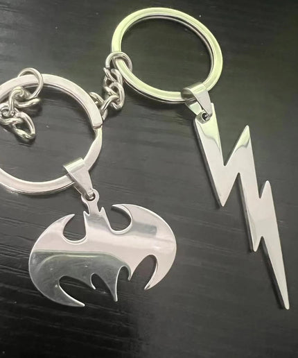 HNSP Bat Flash Pendant – Stainless Steel Necklace for Men