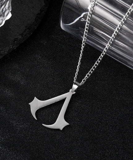 Assassin Syndicate Creed Pendant – Stainless Steel Cosplay Necklace