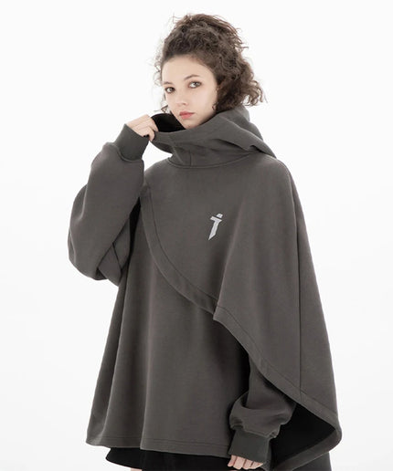 ARENS Techwear Cloak Hoodie – Oversized Streetwear Pullover