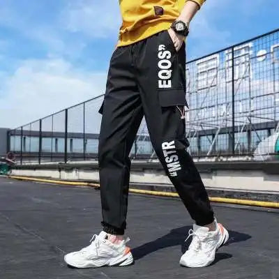 N-Style Parachute Cargo Pants – Loose Casual Streetwear