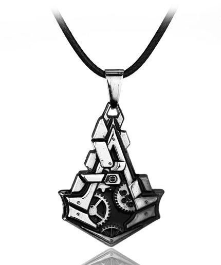 Assassins Ezio Cosplay Pendant – Metal Alloy Cross Necklace for Men & Women