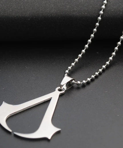 Assassin Syndicate Creed Pendant – Stainless Steel Cosplay Necklace