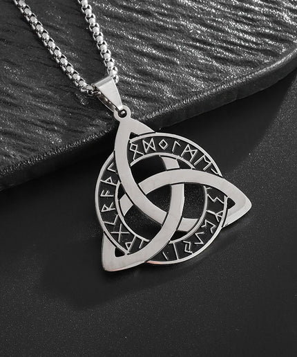 Inverted Pentagram Pendant Necklace – Stainless Steel Gothic Jewelry