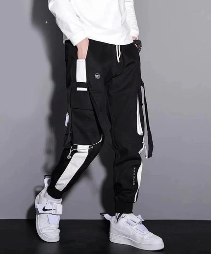 N-Style Parachute Cargo Pants – Loose Casual Streetwear