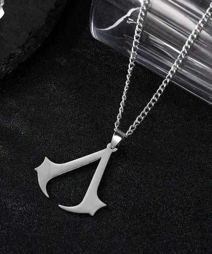 Assassin Syndicate Creed Pendant – Stainless Steel Cosplay Necklace