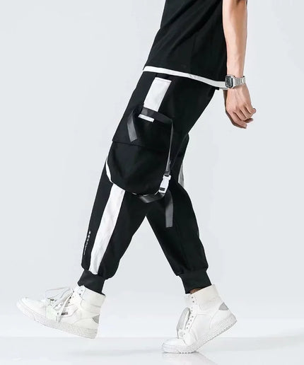 N-Style Parachute Cargo Pants – Loose Casual Streetwear