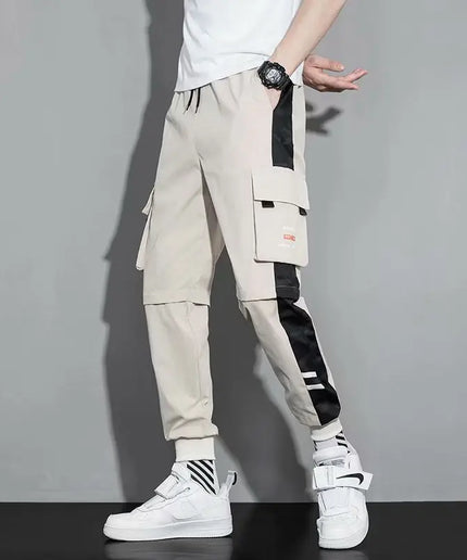 N-Style Parachute Cargo Pants – Loose Casual Streetwear