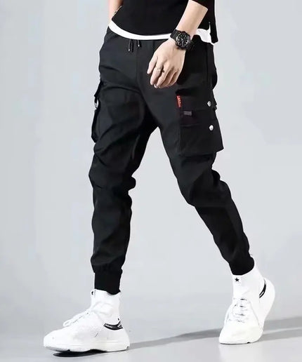 N-Style Parachute Cargo Pants – Loose Casual Streetwear