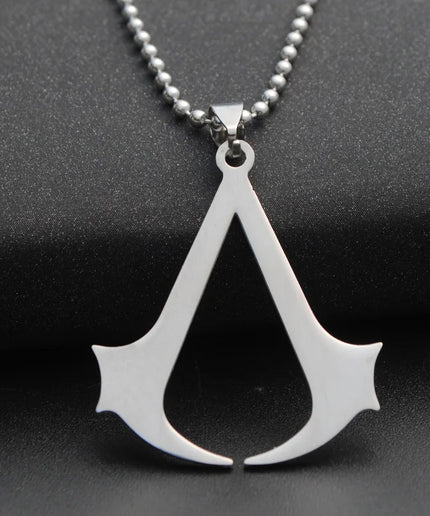 Assassin Syndicate Creed Pendant – Stainless Steel Cosplay Necklace