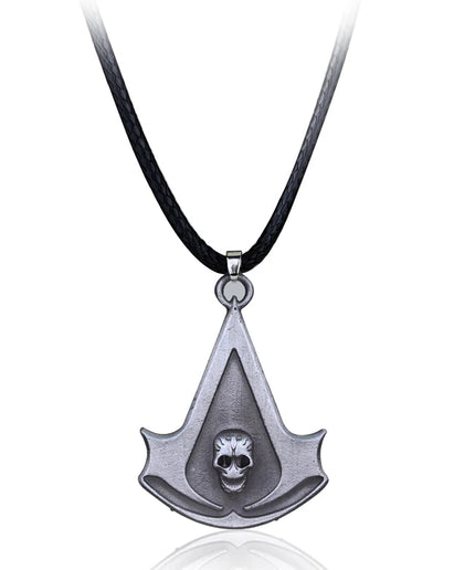 Assassins Ezio Cosplay Pendant – Metal Alloy Cross Necklace for Men & Women