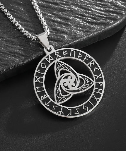 Inverted Pentagram Pendant Necklace – Stainless Steel Gothic Jewelry