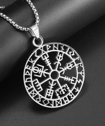 Inverted Pentagram Pendant Necklace – Stainless Steel Gothic Jewelry