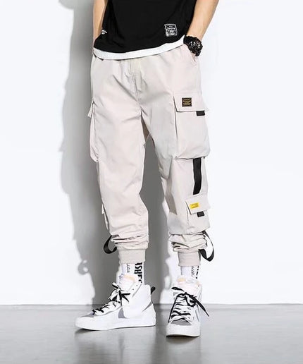 N-Style Parachute Cargo Pants – Loose Casual Streetwear