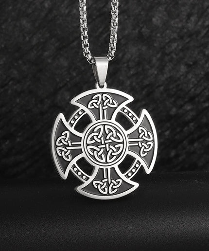 Inverted Pentagram Pendant Necklace – Stainless Steel Gothic Jewelry