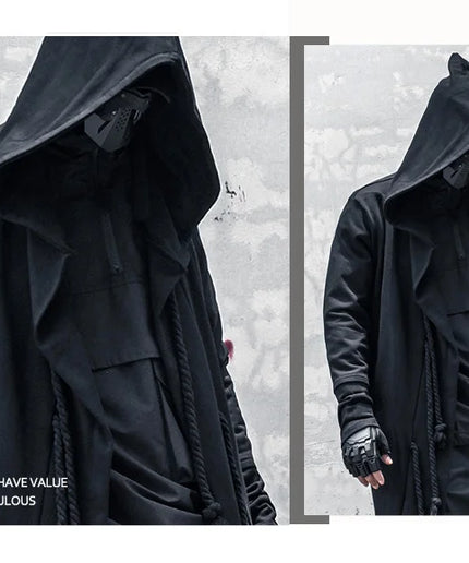 Men's Gothic Hooded Cloak – Darkwear Windbreaker Coat