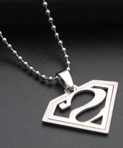 HNSP Bat Flash Pendant – Stainless Steel Necklace for Men