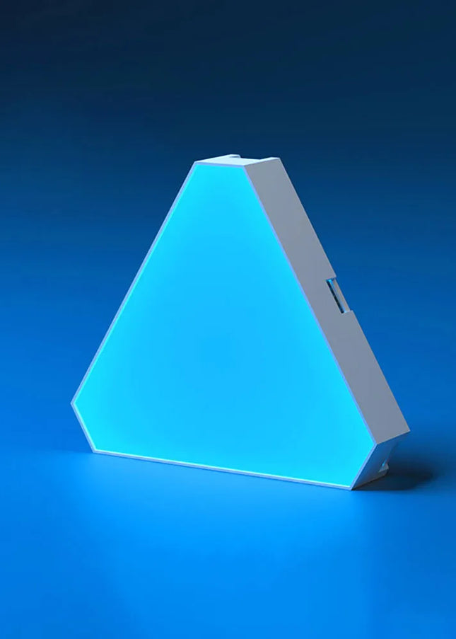 LED Triangular Quantum Lamp
RGB Wall Lamp with Smart Pickup Rhythm – Perfect for Bedroom, Bedside, Night Light, and Office Decoration!