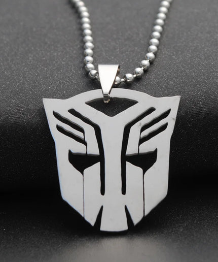 HNSP Bat Flash Pendant – Stainless Steel Necklace for Men