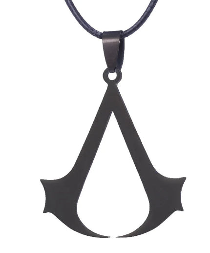 Assassin Syndicate Creed Pendant – Stainless Steel Cosplay Necklace