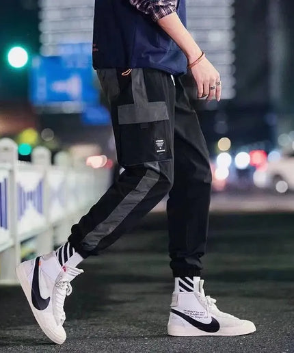 N-Style Parachute Cargo Pants – Loose Casual Streetwear