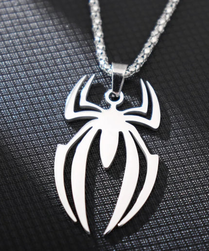 HNSP Bat Flash Pendant – Stainless Steel Necklace for Men