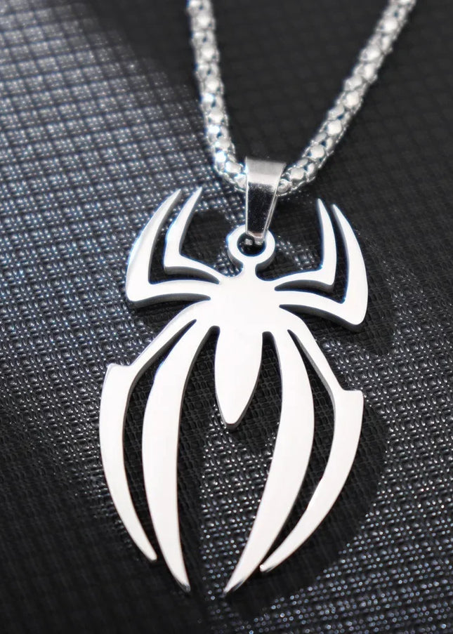 HNSP Bat Flash Pendant – Stainless Steel Necklace for Men