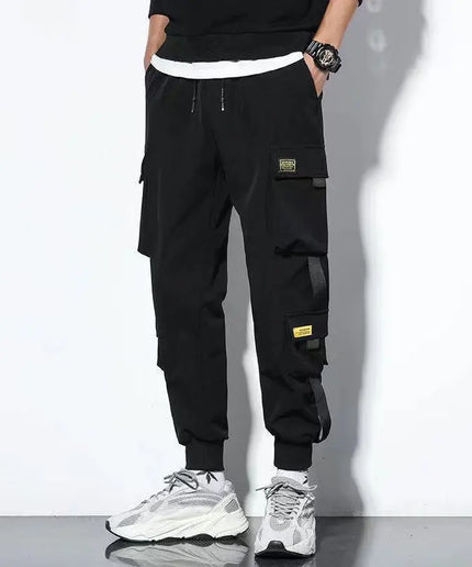 N-Style Parachute Cargo Pants – Loose Casual Streetwear